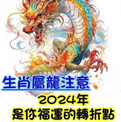 生肖屬龍注意：2024年是你福運的轉折點！