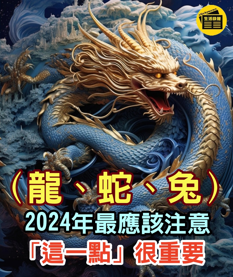 （龍、蛇、兔）2024年最應該注意「這一點」很重要