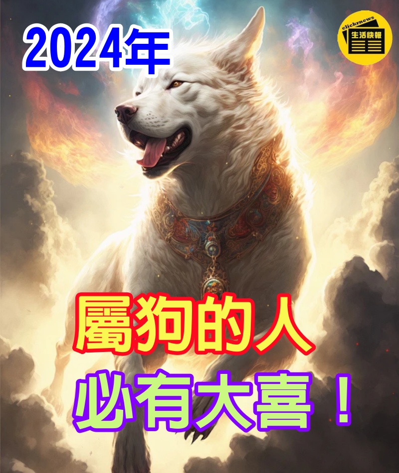 2024年，屬狗的人，必有大喜！