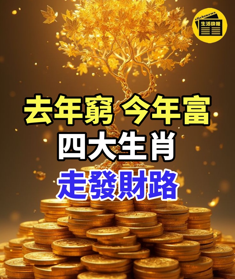 去年窮,今年富,四大生肖6月28號以後走發財路