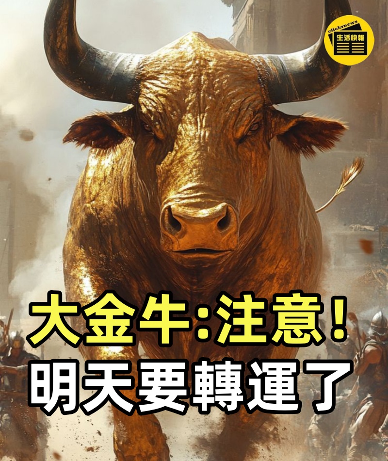 大金牛:注意,明天屬牛人要轉運了 快來了解!
