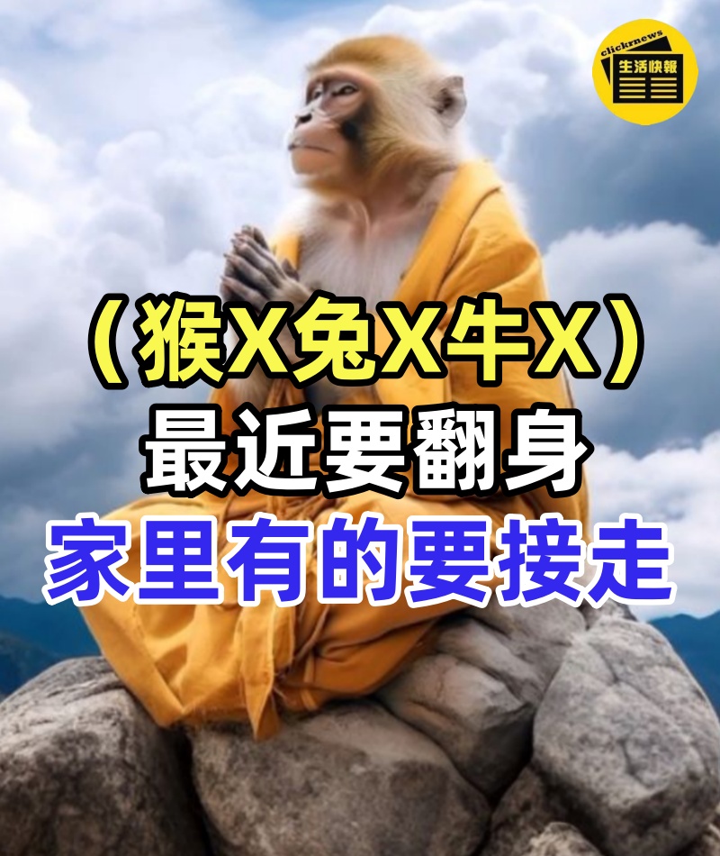 (猴X 兔X 牛X)最近要翻身,家里有的要接走