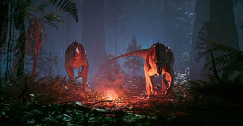 恐怖生存冒險遊戲《迷失荒野》新截圖大戰恐龍